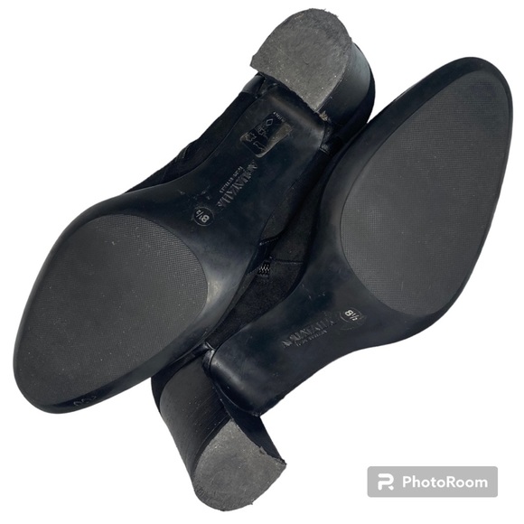 Aquatalia Whitley Suede heeled bootie Sz 8.5 - Picture 9 of 10